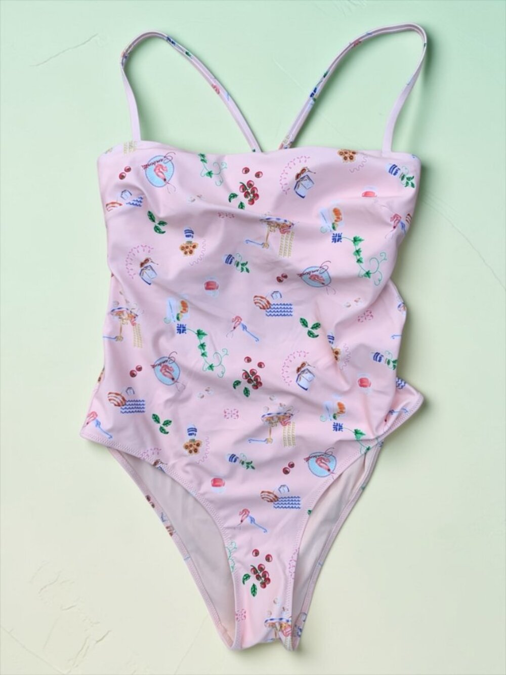 NEW H&M Food Swimsuit One Piece Size Medium - Picture 2 of 8
